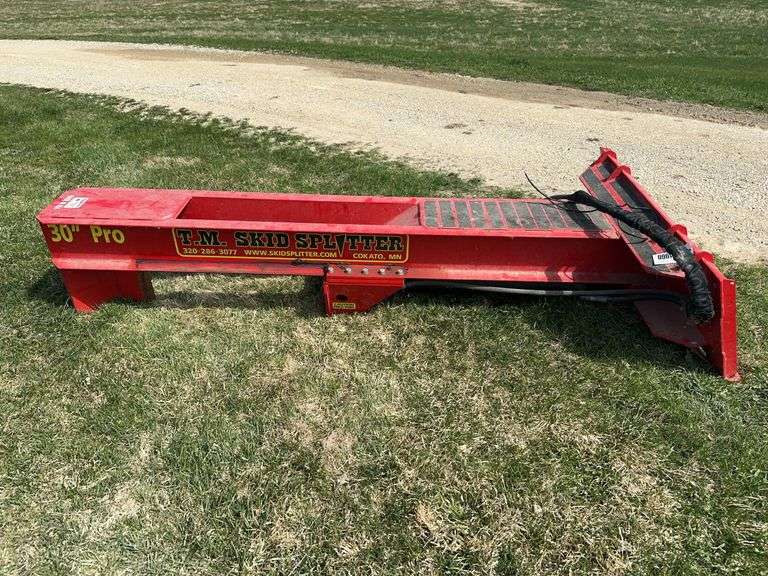 TM 30” Pro Wood Splitter Skid Mount, like new