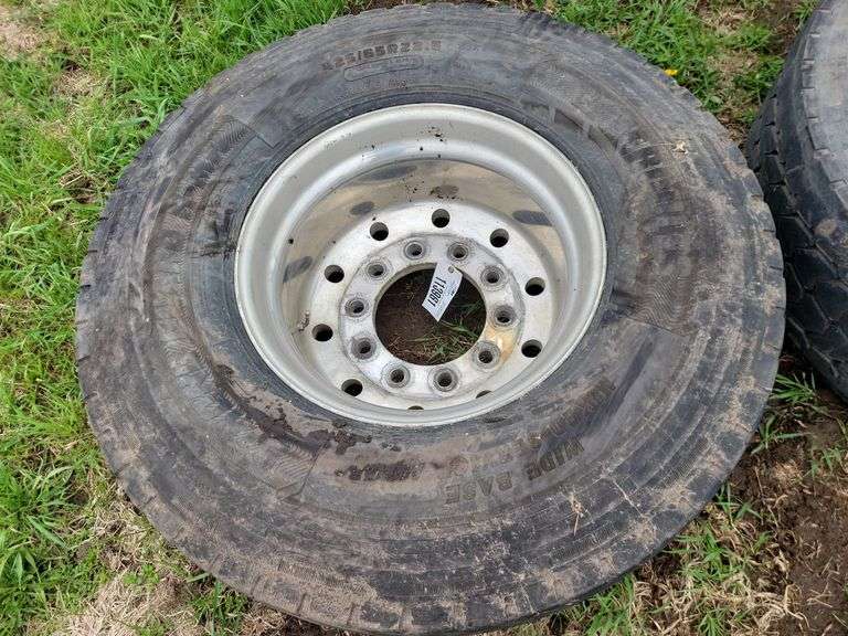 425/65/R22.5 Tires on 10 Bolt Aluminum Rims - Hamilton-Maring Auction Group
