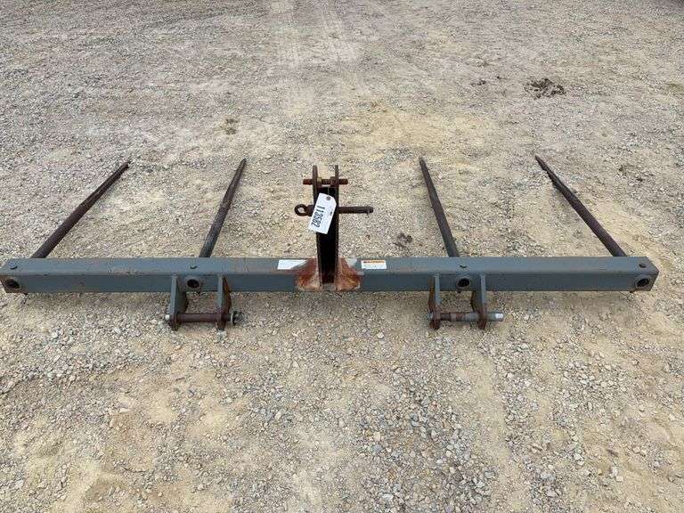 3 Point 4 Tine Bale Spear, 8ā