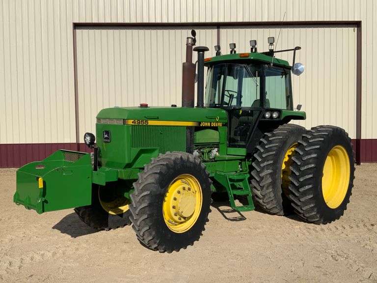 1991 John Deere 4955 Tractor, MFD, 18.4x42" Tires & Duals, 5,358 Hours, Pow