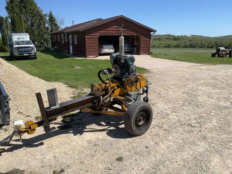 Wood Splitter, Trailer Type, 12HP Kohler Engine
