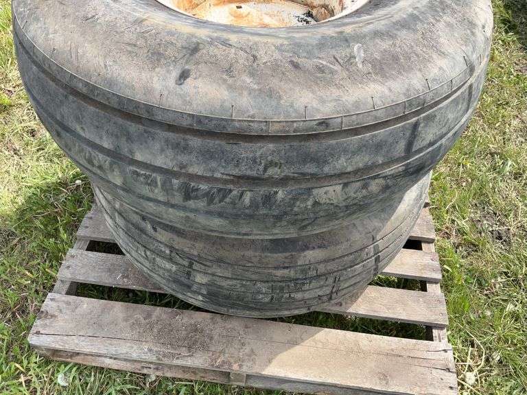 (2) 14L-16.1 Implement tires & rims