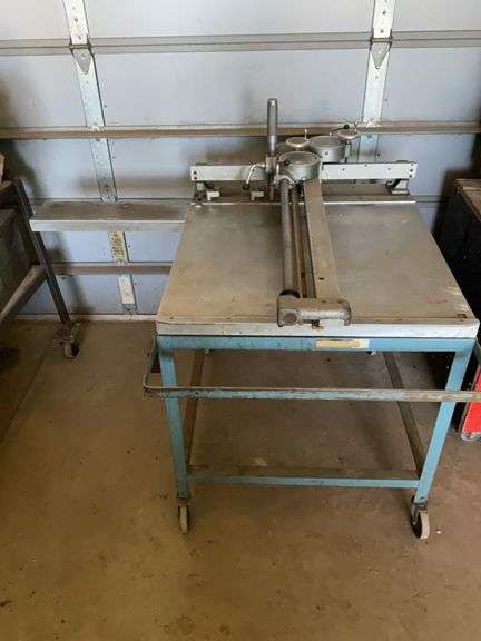 Layout Master Layout Table 24”x48” On 4 Wheeled Cart