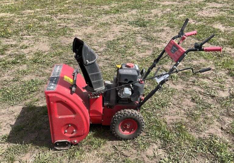Power Smart 24” Walk Behind Snow Blower Electric Start 208CC Engine Motor I