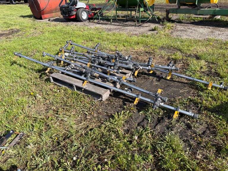 80’ of high flow piping off of a rogator sprayer