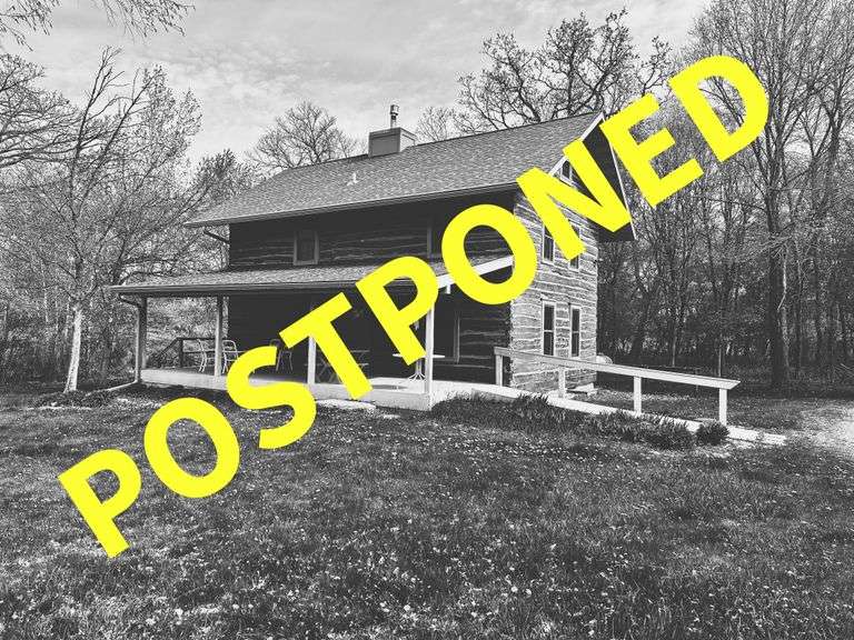 POSTPONED Online Only 8.26 Acre County Building Site with Log Home outside of Wanamingo, MN