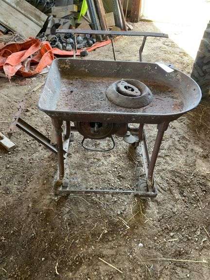 Cast Iron Black Smithing Forge Table 23”x33” W/Blower