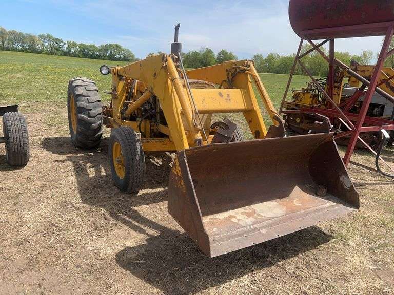 John Deere 300 Tractor with Joystick Loader, 3 Cyl Gas, 3 Pt, PTO, 14.9x24 