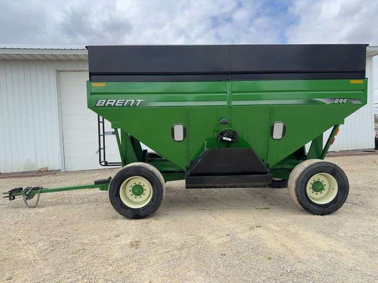 Brent 644 Gravity Box, 455/55 R22.5 Tires, 4 Wheel Brakes, Lights, SN:B2983