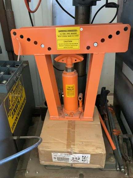Central Hydraulics 16 Ton Pipe Bender
