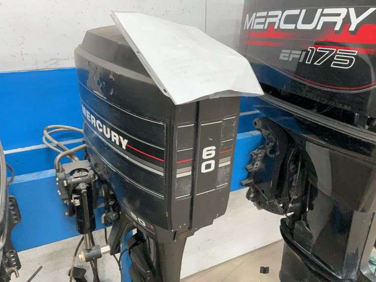 1986 Mercury 60hp ELPTO OA930404 2/ controls