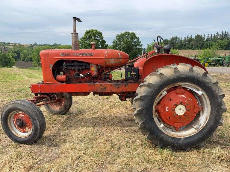 Allis Chalmers WD Tractor, Wide Front, 12.4-28 Tires On Spin Out Rims ...