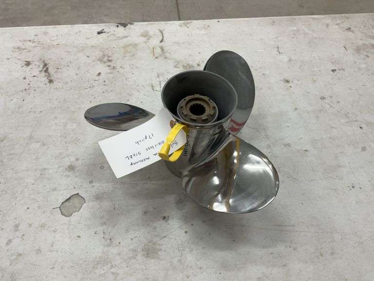 Solas for mercury stainless steel 17 pitch prop