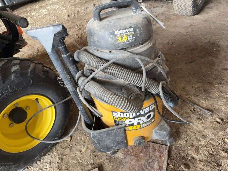 3 Hp, 10 Gallon Shop Vac