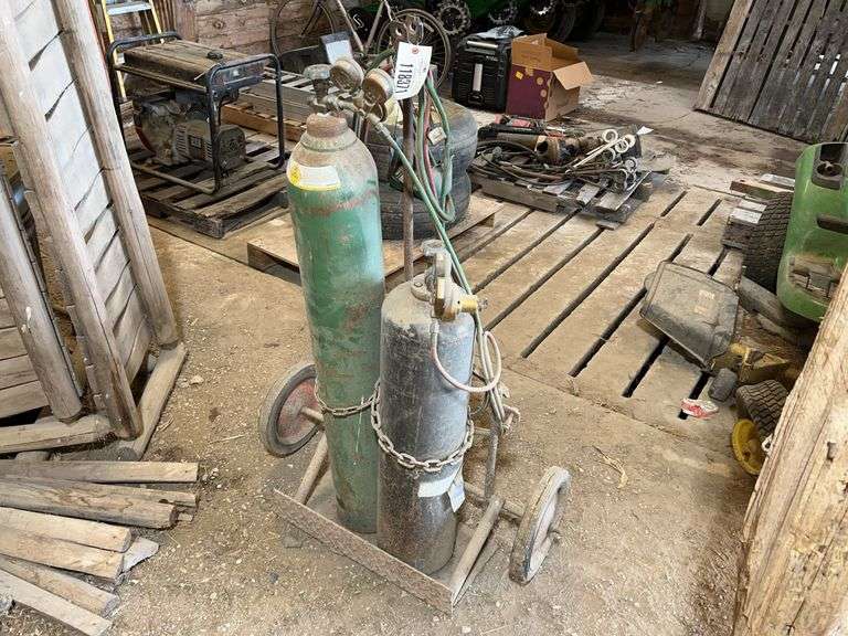 Oxy/Acetylene Cutting Torch With Cart