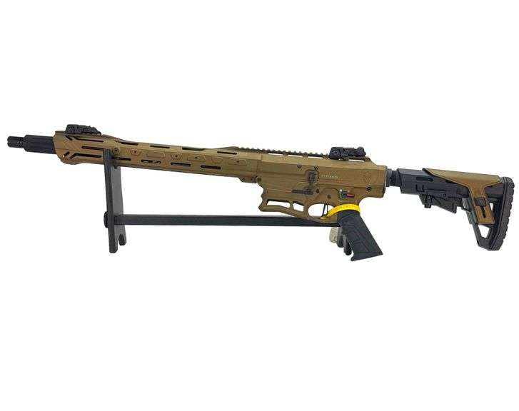 Typhoon F12 Semi-Automatic Shotgun, 12 ga, SN: 19-Y-1117, Extendable Stock, Adjustable Cheek Pad, Flip Up Front & Rear Sights, Rubber Grip, Shock Absorbing Butt Stock, 10 Round Extended Magazine, Original Box & Manual