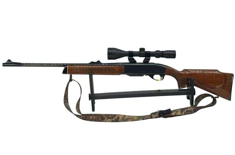 Remington Woodmaster 742 Semi Auto Rifle, 30.06, SN: B7355512, BSA 3-9x50 Scope, OC Camo Sling