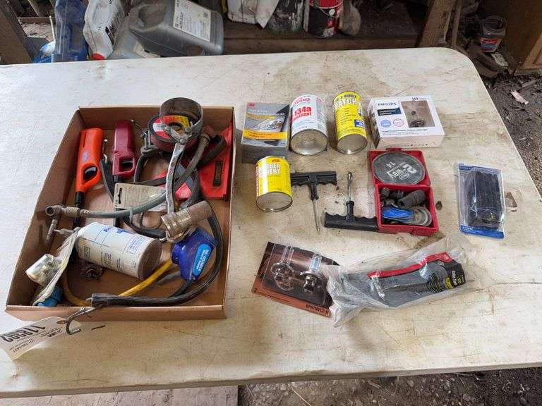 Tire Patch And Plug Kits, Automotive Headlight Bulbs, Refrigerant Refill Ca