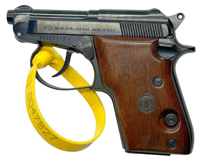 Beretta 21A Semi-Automatic Pistol, .25 cal, SN: BAS04519V, 8 Round Magazine