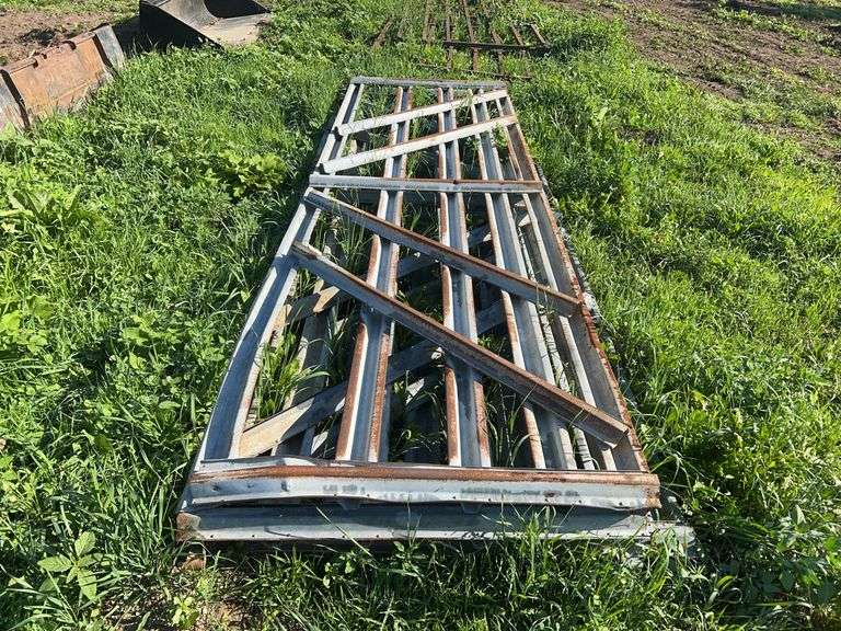 (3) 14' Steel Livestock Gates, Selling 3×$