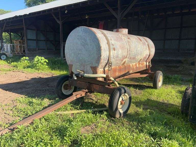 Steel Water Tank On Running Gear