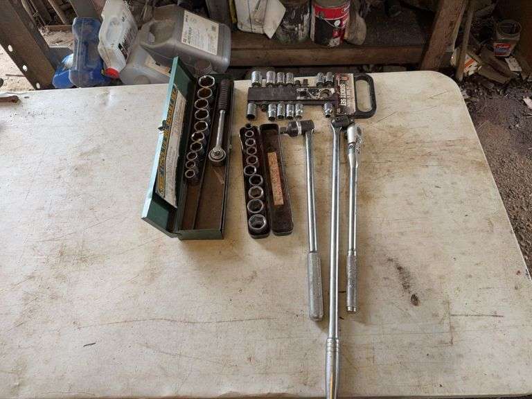 1/2” Drive Sockets, Ratchets, Breaker Bars