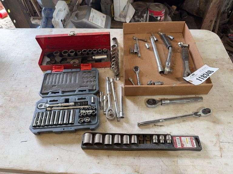 3/8” And 1/4” Sockets, Ratchets, Extensions