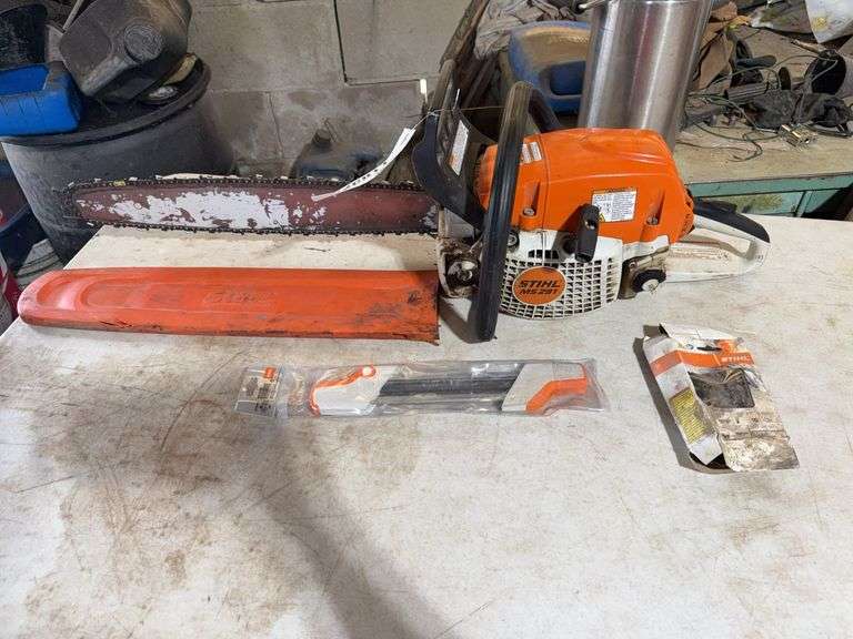 Stihl MS291 Gas Chainsaw, 20” Bar, Sells With Sharpening File Set, Engine I