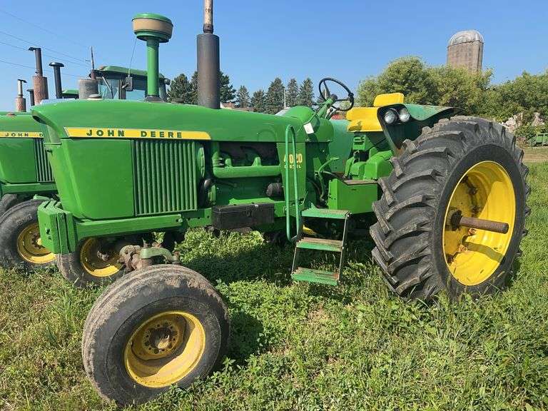 1968 John Deere 4020 Diesel, Wide Front, Starter Weight Set With 2 Slab Wei