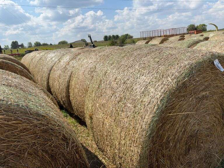 (10) 4’x5’ Barley Straw Round Bales, Selling 10x$