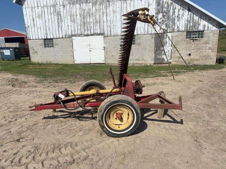 New Holland 455 Syckle Mower, 540 Pto, Belt Drive, 7' Bar, Hydraulic Lift, 