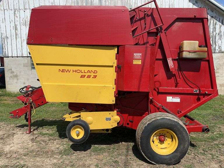 New Holland 853 Round Baler, 540PTO, Twine Tie, Good Pickup, SN: 772653