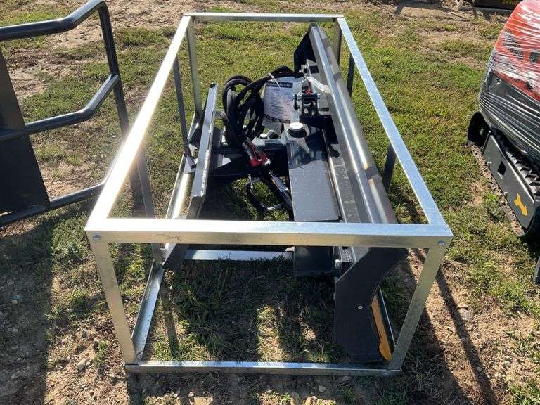 New/Unused Wolverine 6-Way Dozer Blade, Universal Skid Loader Plate