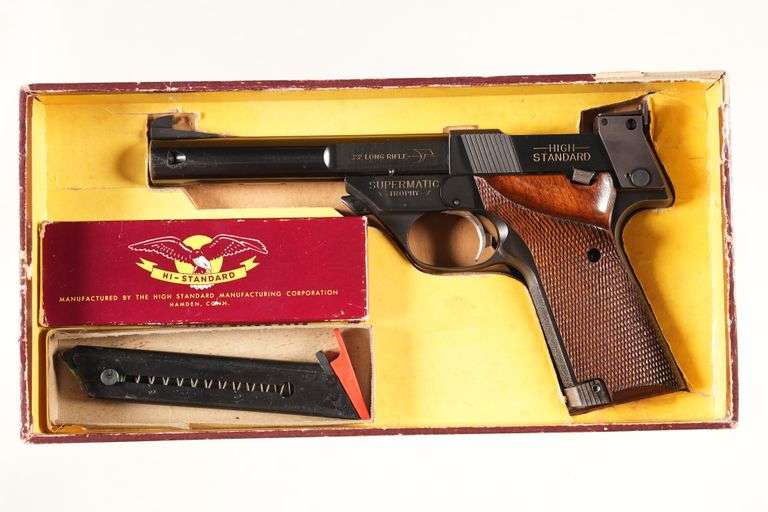 High Standard Supermatic Trophy 107 Military Pistol .22lr