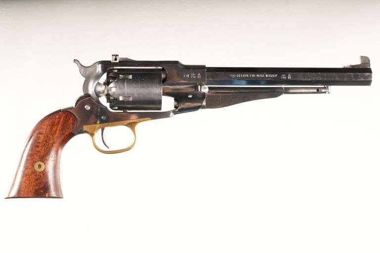 PIETTA STAINLESS REMINGTON ARMY Perc. Revolver .44 cal