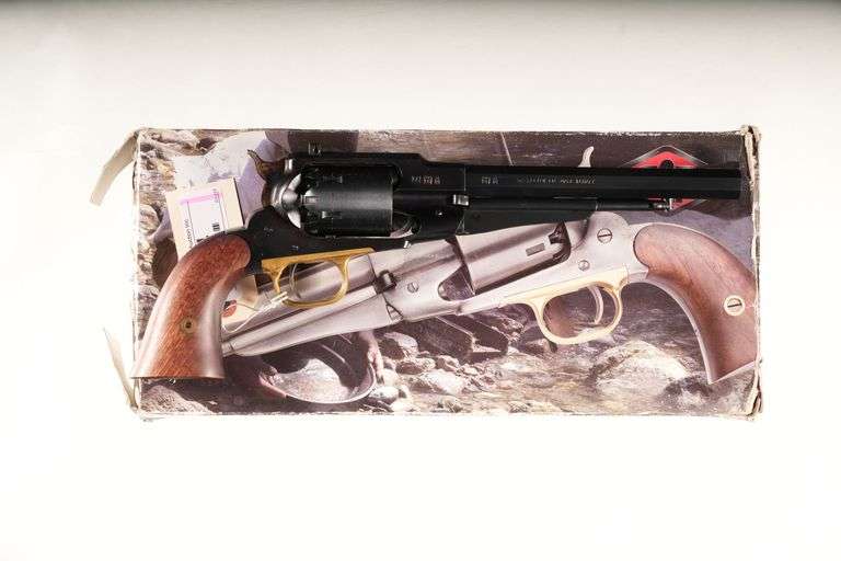 PIETTA STAINLESS REMINGTON ARMY Perc. Revolver .44 cal