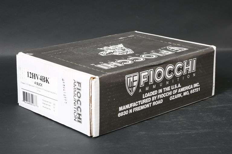 1 Case Fiocchi Buckshot Ammo