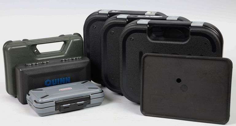 7 Hardcase Handgun Cases - Montrose Auction, Inc