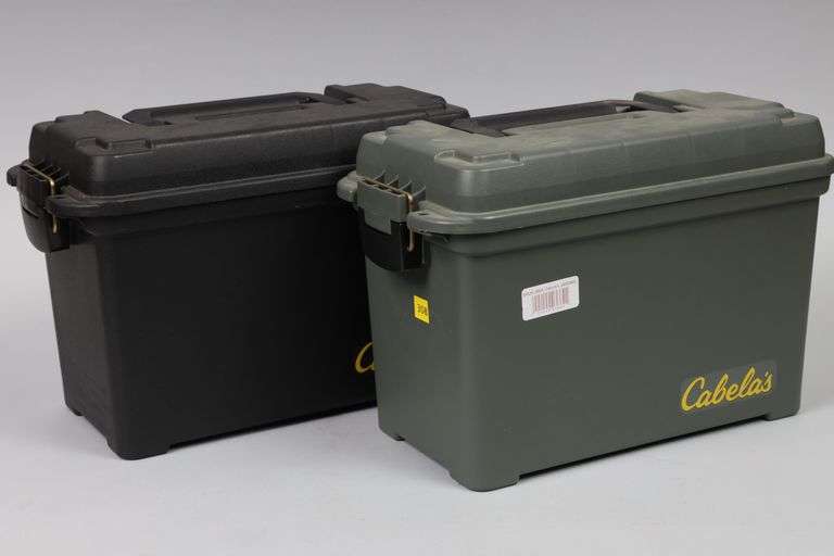 2 Cabela's Dry-Storage Ammo Box - Montrose Auction, Inc