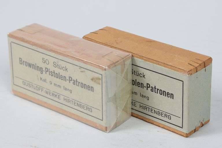 2 Bxs 9mm Browning Long Ammo