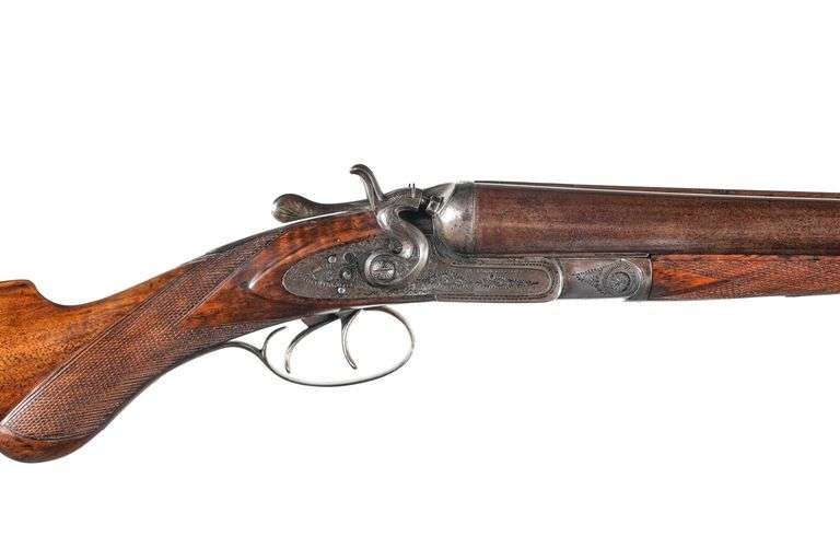 Wesley Richards Hammer SxS Shotgun 10GA
