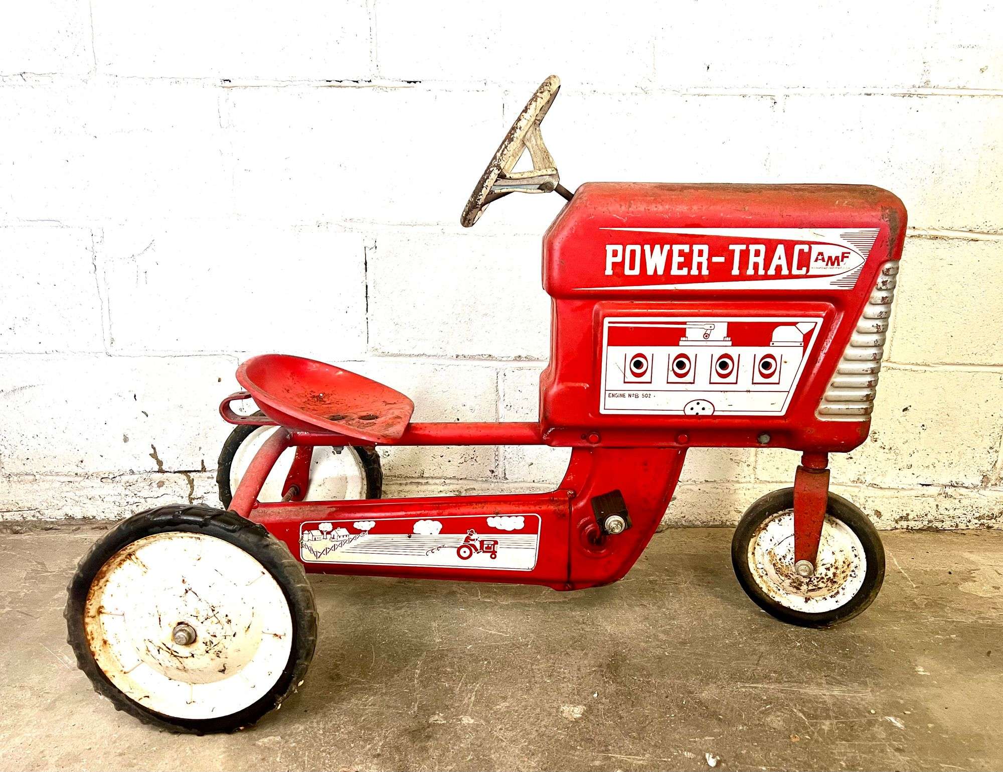 コレクション VTG 1950's AMF POWER TRAC Tractor B-102 Vtg amf power