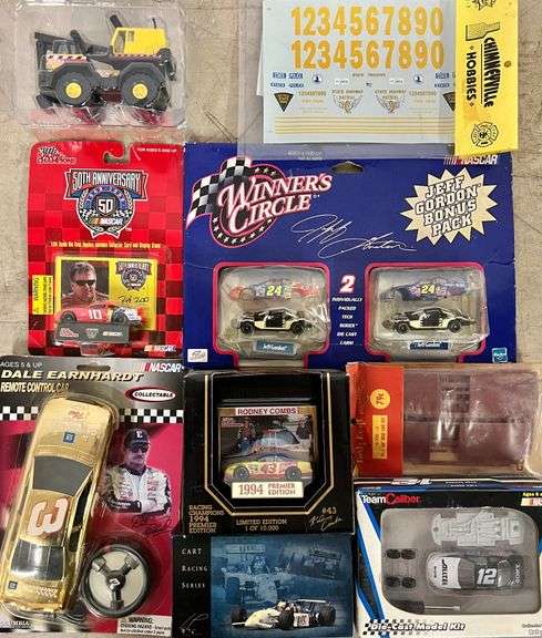 Lot of Nascar Cars