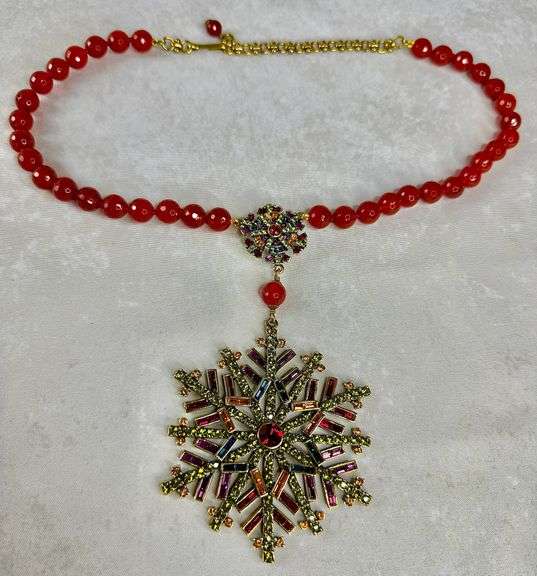 Heidi Daus Snowflake Necklace