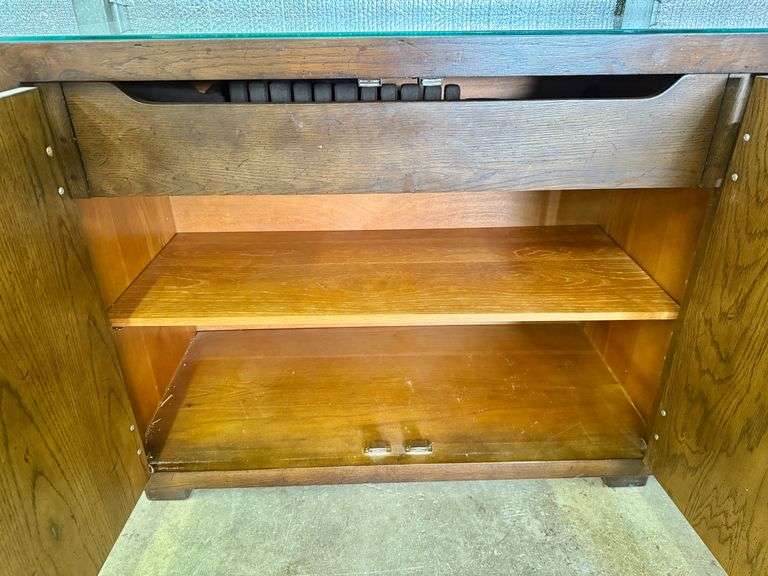 Pair Henredon Artefacts Campaign Cabinets
