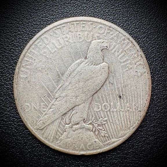 1923-S Peace Silver Dollar $1