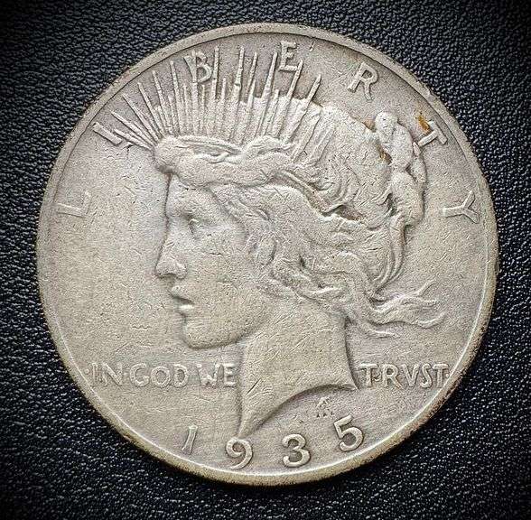1935-S Peace Silver Dollar $1