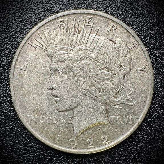 1922-D Peace Silver Dollar $1