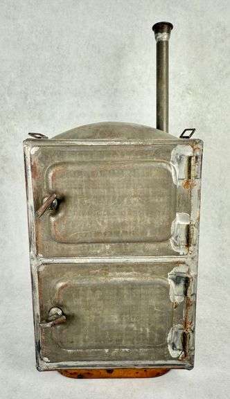 Vintage Tin & Copper Salesman's Sample Steam Canning Oven