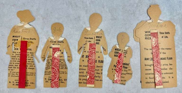 Buttermilk Toilet Soap & Clark's Spool Cotton  Paper Dolls Trading Cards including African American